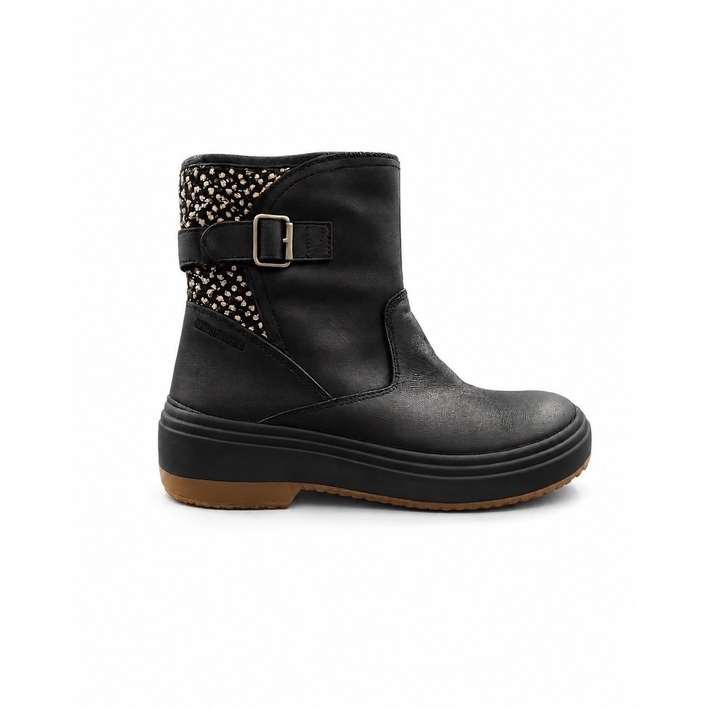 Merrell Holly 2 Buckle Waterproof Boots Women's 6.5 Black Wool‎ J003628